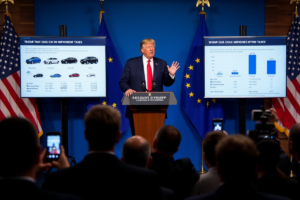 25 Prozent Autozölle | © 2025 Flux Legite JS